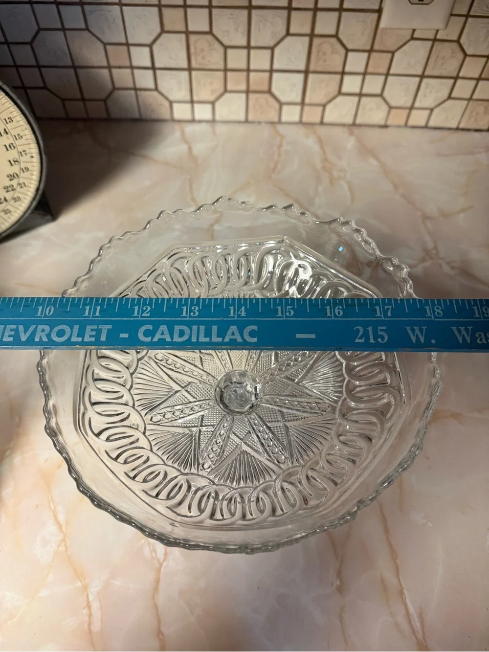 Clear Glass Compote Bowl - Elegant Pedestal Serving Dish
